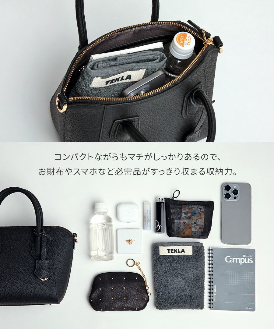 本革 ハンドバッグ ショルダーバッグ Shiena シエナ Sサイズ【第4世代・改良版】