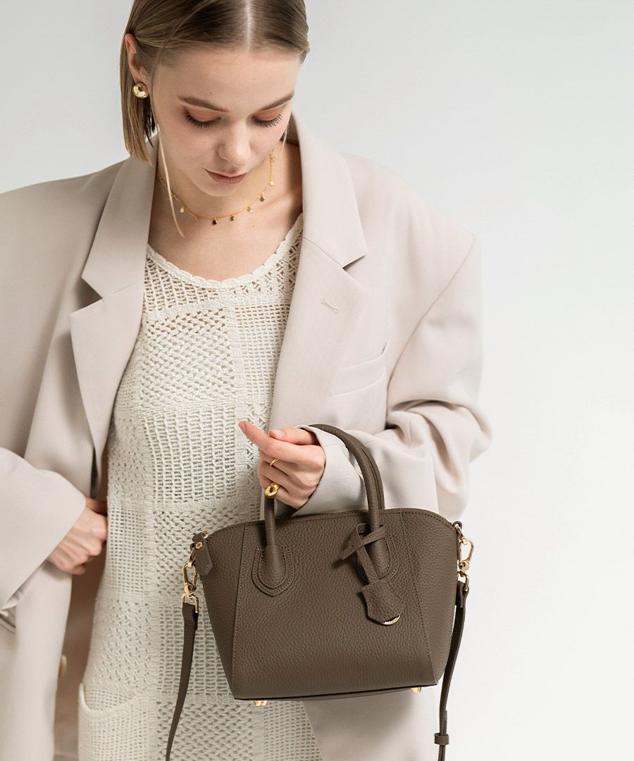 本革 ハンドバッグ ショルダーバッグ Shiena シエナ Sサイズ【第4世代・改良版】