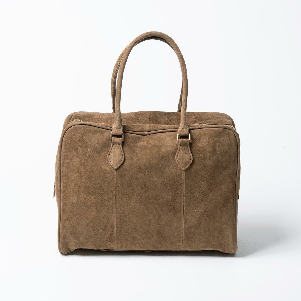 ボストンバッグ 本革 スウェードバッグ Donusa ドヌサ【第2世代・改良版】 ブラウン