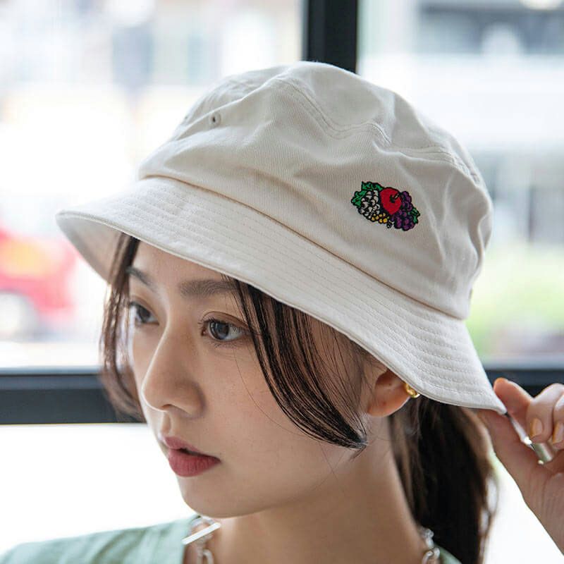 FRUIT OF THE LOOM フルーツオブザルーム ロゴ エンブレム バケット FRUIT OF THE LOOM フルーツオブザルーム ロゴ エンブレム バケット