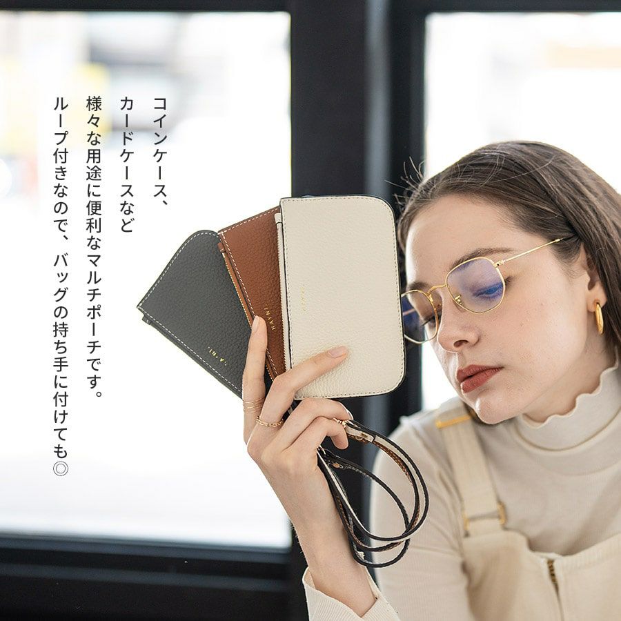 マルチミニ ポシェット パイソン ポーチ 財布 高見え シンプル カードケース 限定】パイソンレザー蛇腹型カードケース - HIS-FACTORYオンライン