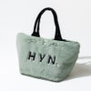 ブロックロゴ エコファートートバッグ Benell ベネル Lサイズ HYN ミントグリーン