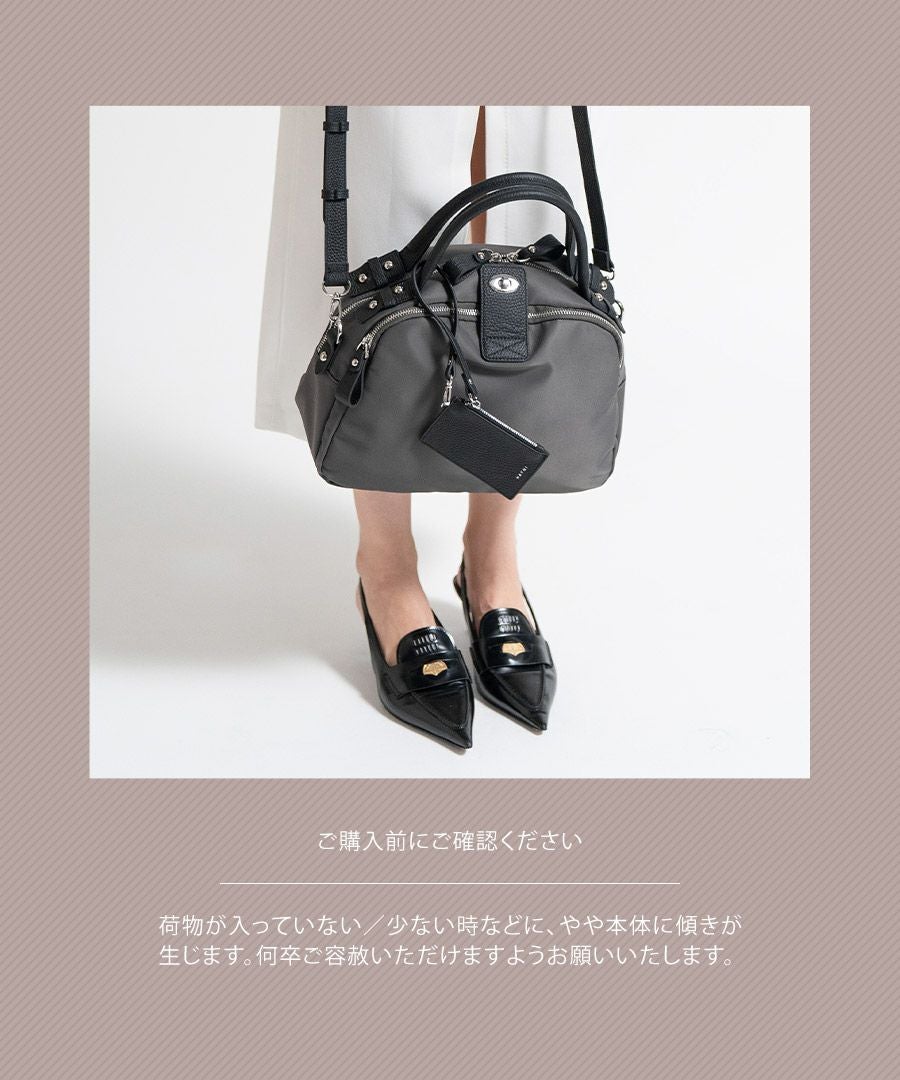 2way ナイロン トートバッグ ショルダーバッグ　Mini Nylon Loche ミニナイロンロシェ