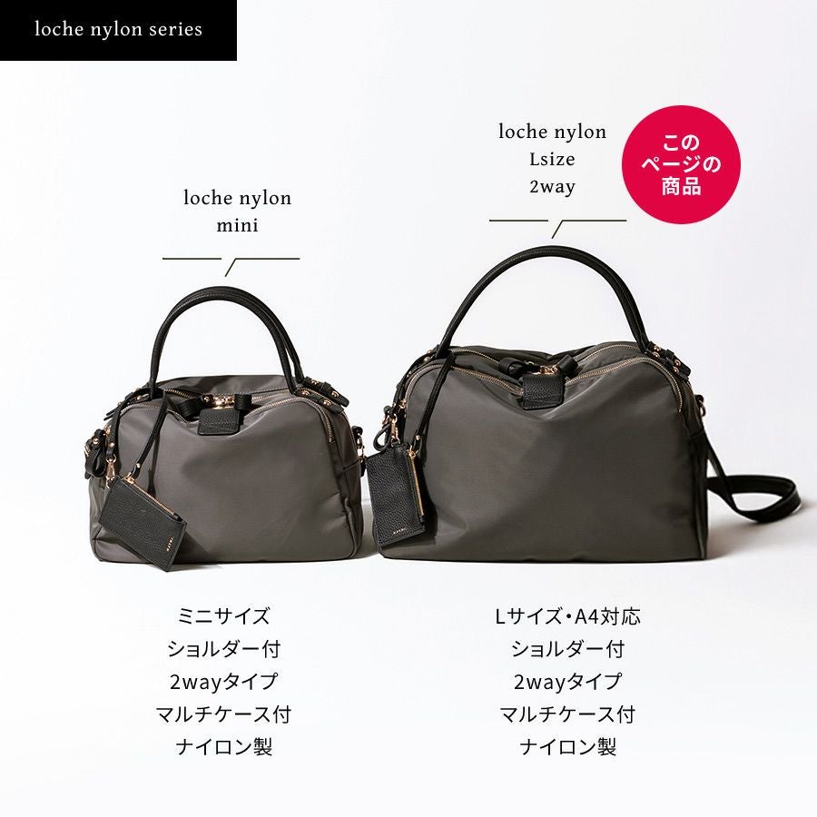 HAYNI ナイロン ロシェ Ｌ Nylon Loche L ナイロンロシェ L 2wayタイプ｜パスネ付属【在庫限り