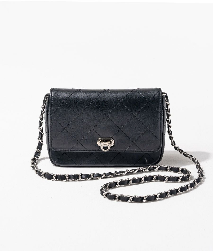 極美品】HAYNI バルドーネ M ゴールド金具 本革⁠チェーンバッグ HAYNI 