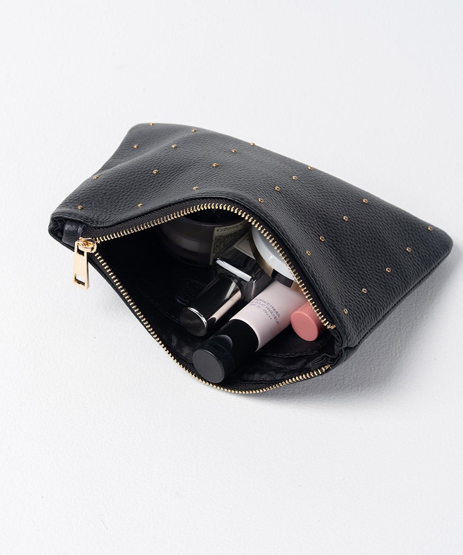 本革 ポーチ Dot leather pouch ドットレザーポーチ Mサイズ