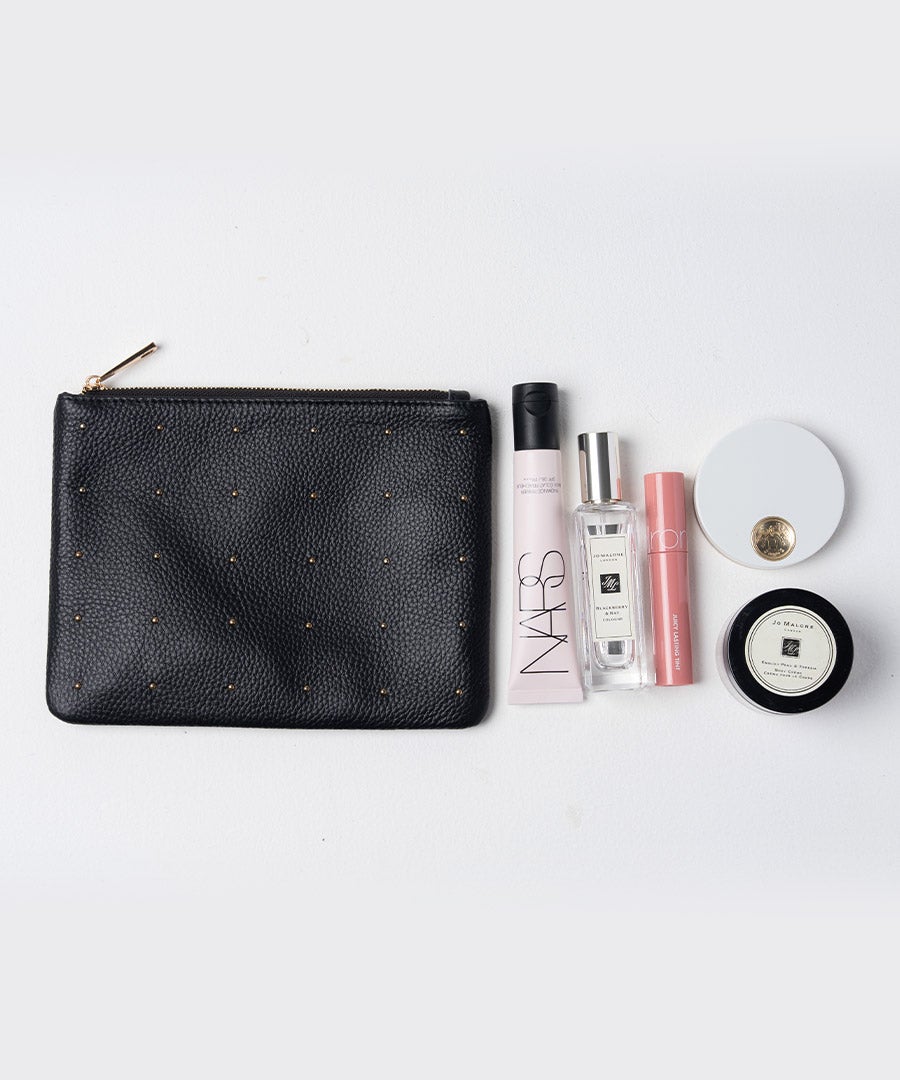 本革 ポーチ Dot leather pouch ドットレザーポーチ Mサイズ