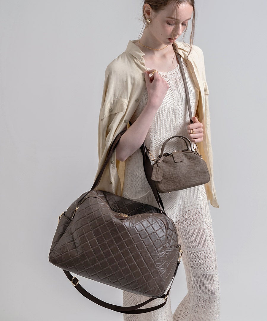 ボストンバッグ キルティング Loche Quilted Boston Bag ロシェキルティングボストン LLサイズ【第3世代・改良版】