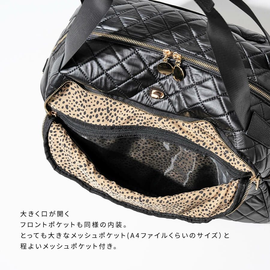 Loche Quilted Boston Bag ロシェキルティングボストン LLサイズ【第2