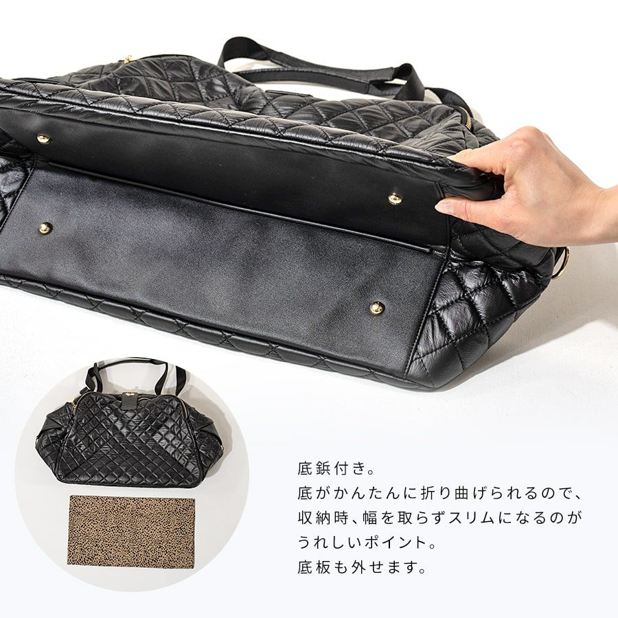 Loche Quilted Boston Bag ロシェキルティングボストン LLサイズ【第2