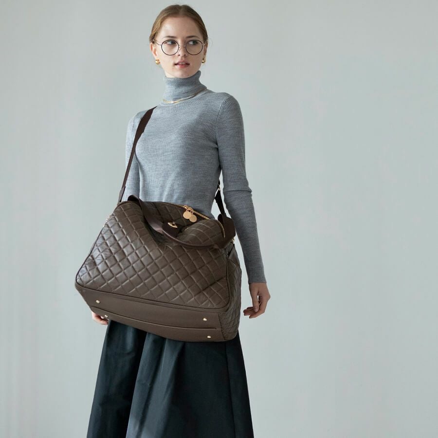 Loche Quilted Boston Bag ロシェキルティングボストン LLサイズ【第2