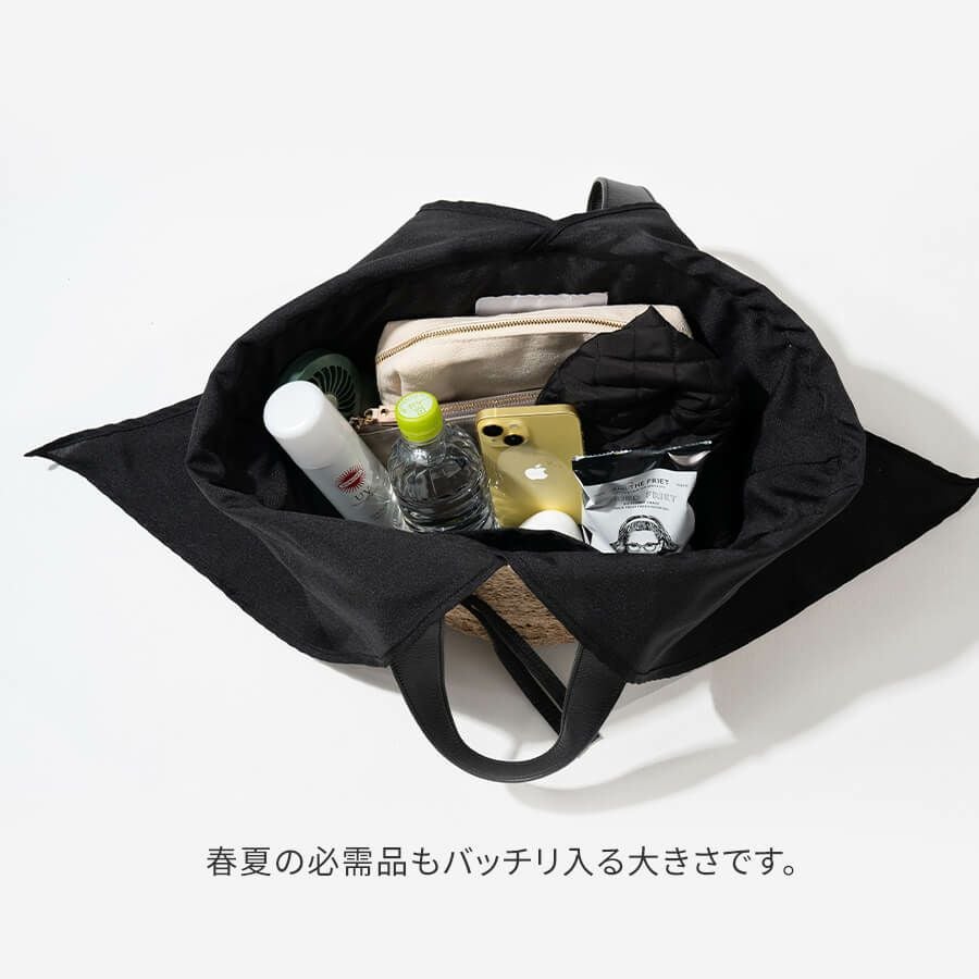 「takachiです」POMTATA 黒 本革 トートバッグ カゴバッグ POMTATA ポンタタ かごバッグ | HAYNI ( ヘイニ )《公式通販》