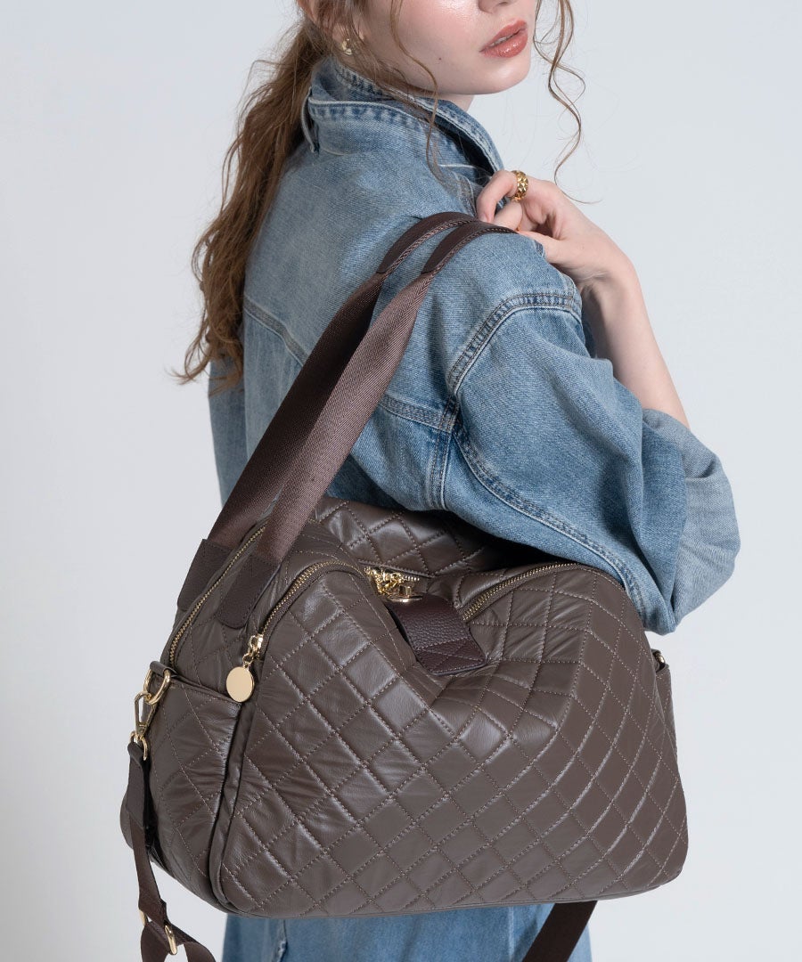 ボストンバッグ キルティング Loche Quilted Boston Bag ロシェキルティングボストン Lサイズ【第2世代・改良版】