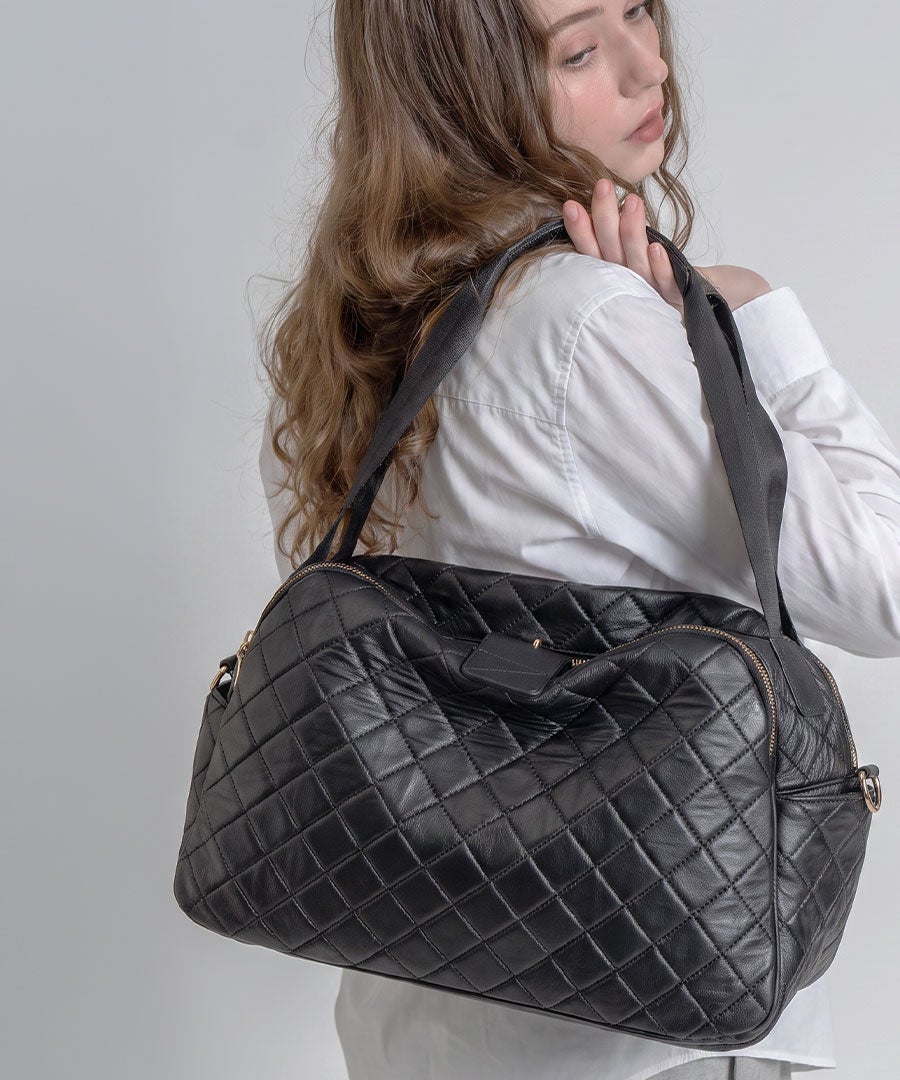 ボストンバッグ キルティング Loche Quilted Boston Bag ロシェキルティングボストン Lサイズ【第2世代・改良版】