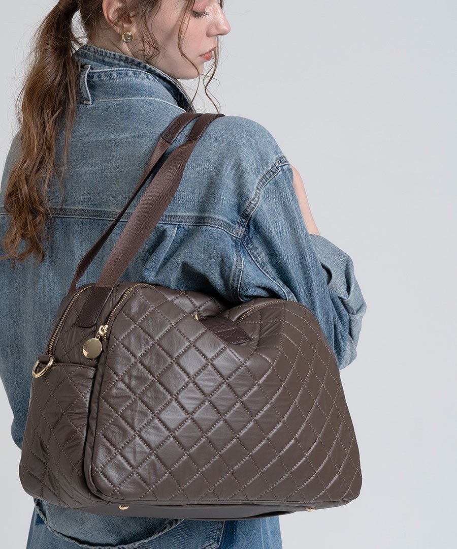 ボストンバッグ キルティング Loche Quilted Boston Bag ロシェキルティングボストン Lサイズ【第2世代・改良版】