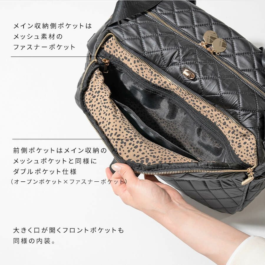 Loche Quilted Boston Bag ロシェキルティングボストン Lサイズ【在庫