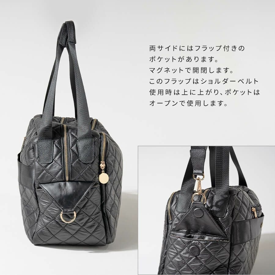 Loche Quilted Boston Bag ロシェキルティングボストン Lサイズ