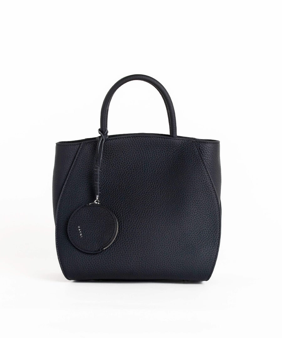 本革ショルダーバッグ Crymit Mini クリミトミニ ブラック(シルバー金具)