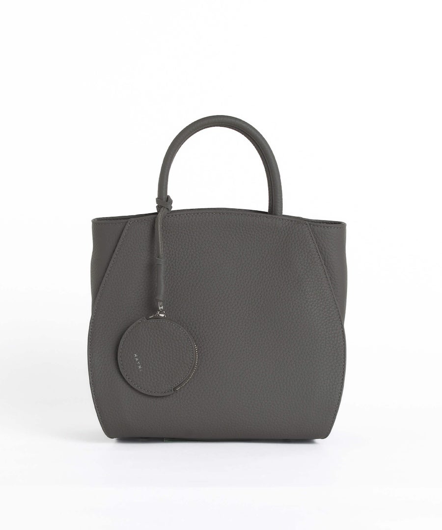 本革ショルダーバッグ Crymit Mini クリミトミニ ゾウグレー(シルバー金具)