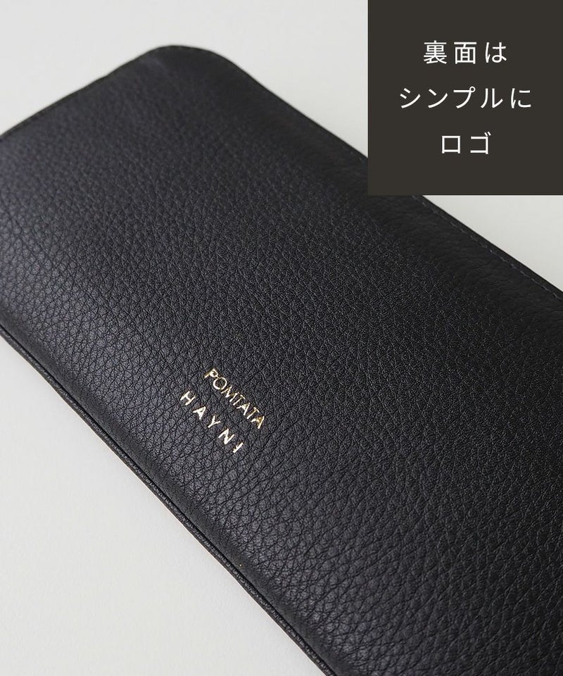 POMTATA ポンタタ ロングウォレット L字 長財布 ドットレザー | HAYNI 