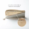 POMTATA ポンタタ ロングウォレット L字ファスナー長財布 メタリック箔