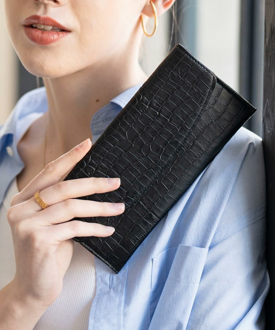 POMTATA ポンタタ クロコ型押し長財布 | HAYNI ( ヘイニ )《公式通販》