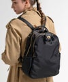 ナイロンバッグ はっ水 撥水 リュック デザイン展開あり Nylon Loche Ruck ナイロンロシェリュック【第2世代・改良版】 ブラック(ゴールド金具)