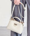 本革 ショルダーバッグ ミニバッグ Baby Marollet ベイビーマロエ ブルーグレー