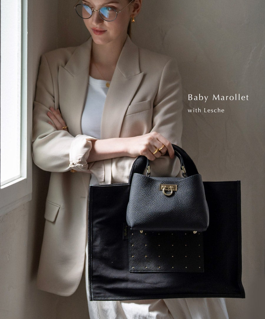 本革 ショルダーバッグ ミニバッグ Baby Marollet ベイビーマロエ