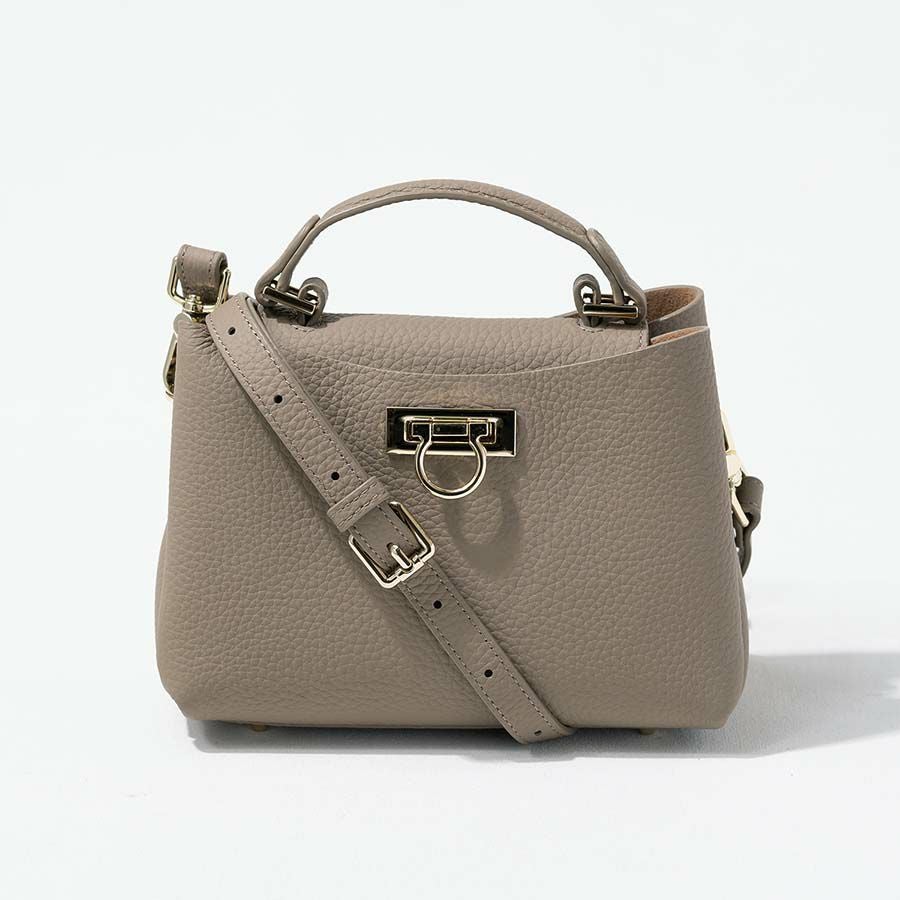 ヘイニ ベイビーマロエ 本革 ショルダーバッグ 2way グレージュ Baby Marollet ベイビーマロエ | HAYNI ( ヘイニ )《公式通販》