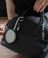 本革 丸型 バッグチャーム コインケース Marl マール