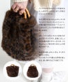 ファー バンブーハンドル ハンドバッグ Sufy スフィ【第2世代・改良版】