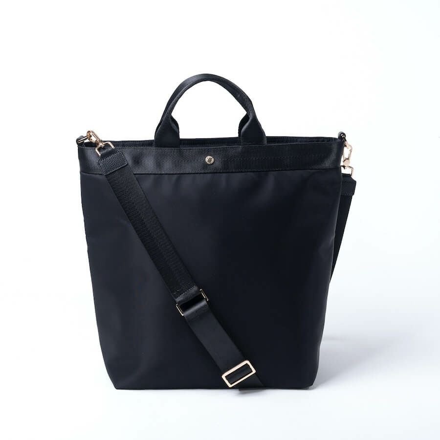 はっ水 トートバッグ ショルダーバッグ レディース【 Serem セレム｜HAYNI ヘイニ】 ブラック