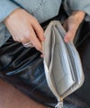POMTATA ポンタタ クロコ 財布 ロング 長財布