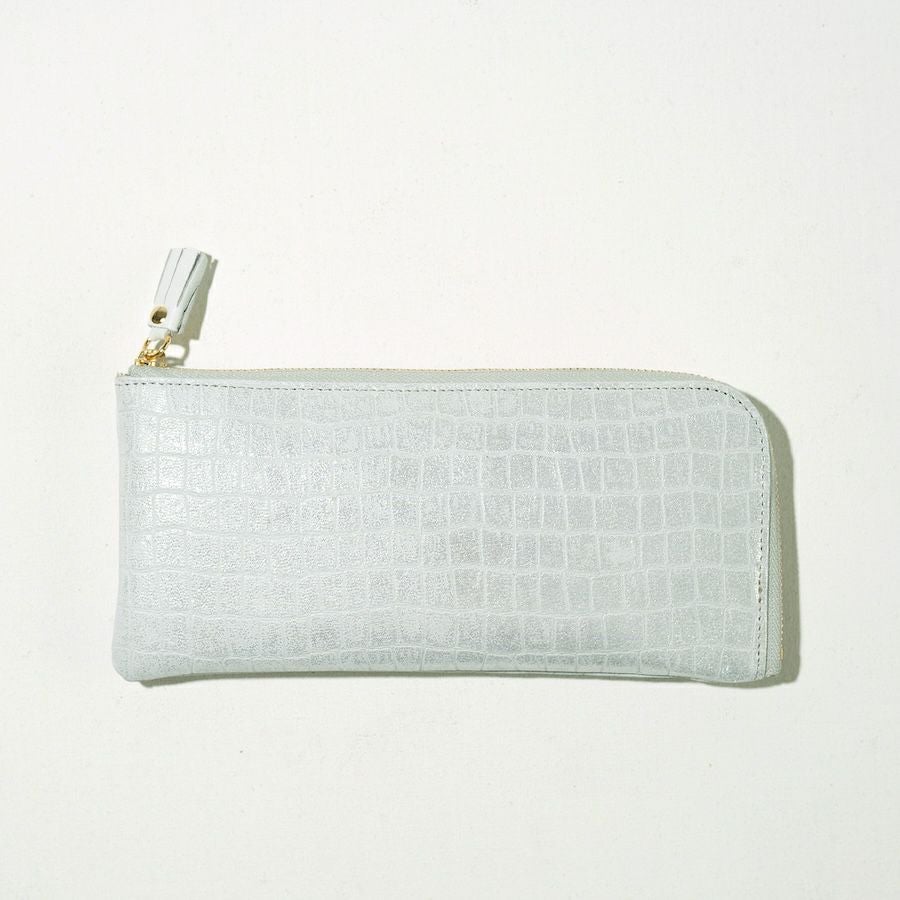 POMTATA ポンタタ クロコ 財布 ロング 長財布