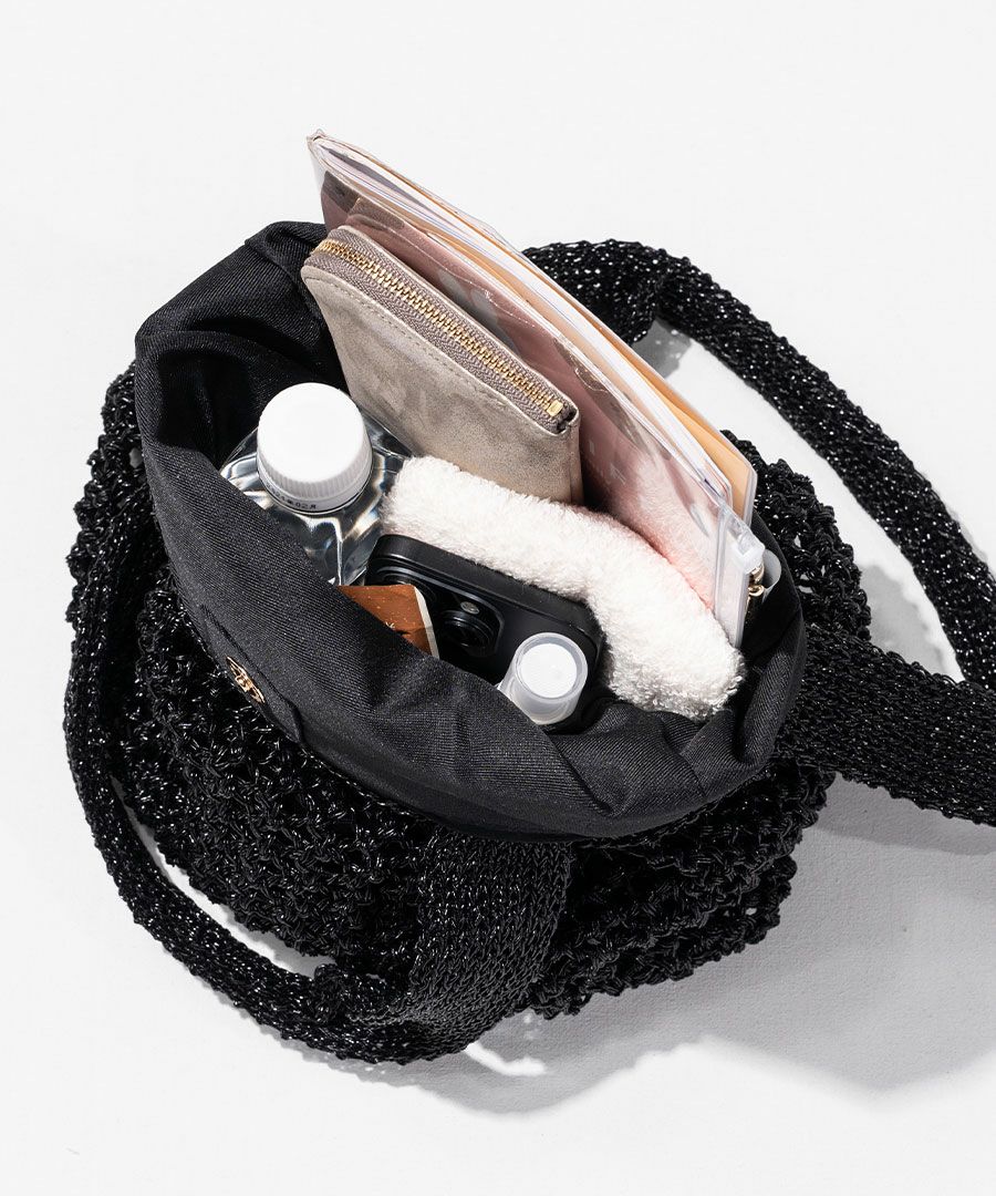 メタリックコード編みトートバッグ Lunemia ルナミア