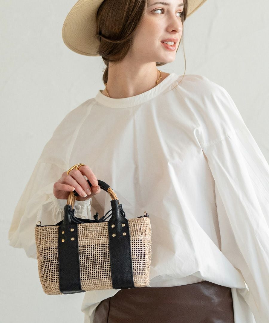 POMTATA ポンタタ ポケット付きかごバッグ | HAYNI ( ヘイニ )《公式通販》