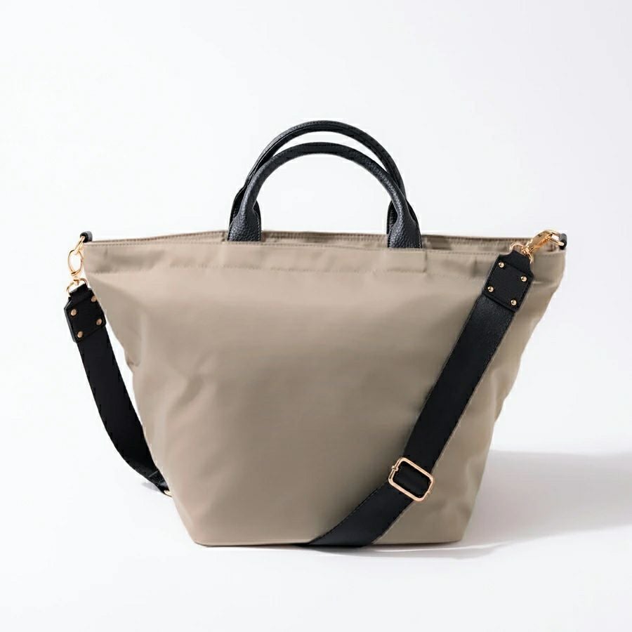 2wayナイロントートバッグ ショルダーバッグ 撥水 軽量