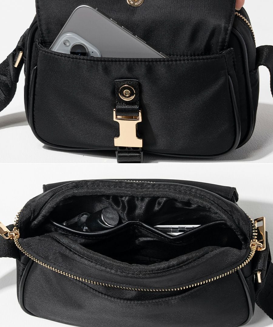 ショルダーバッグ 撥水 レディース 斜めがけ【Baby Lenum ベイビーレナム｜HAYNI ヘイニ】メッセンジャーバッグ ナイロン ナイロンバッグ