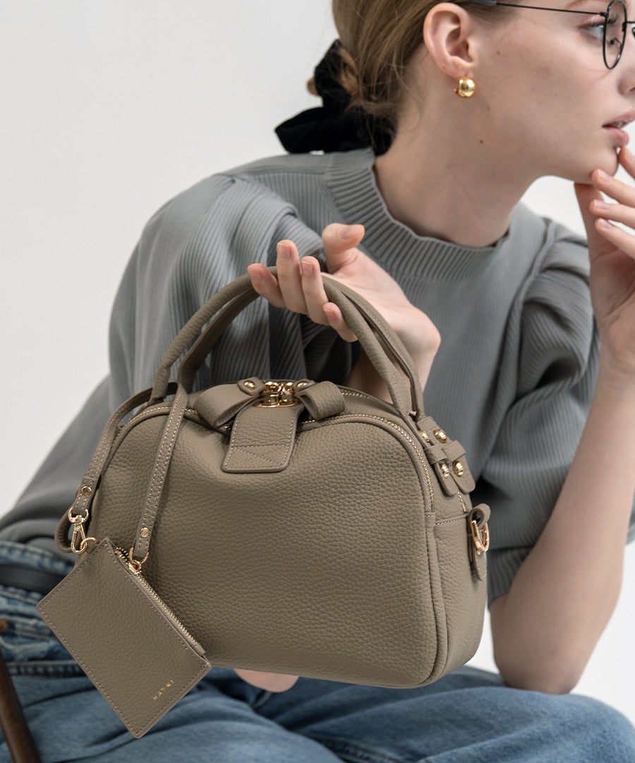 本革 ショルダーバッグ ハンドバッグ レディース 【Nene Loche ネネロシェ｜HAYNI ヘイニ】ボストンバッグ 