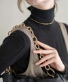 本革 2way ハンドバッグ Moonelle ムーネル
