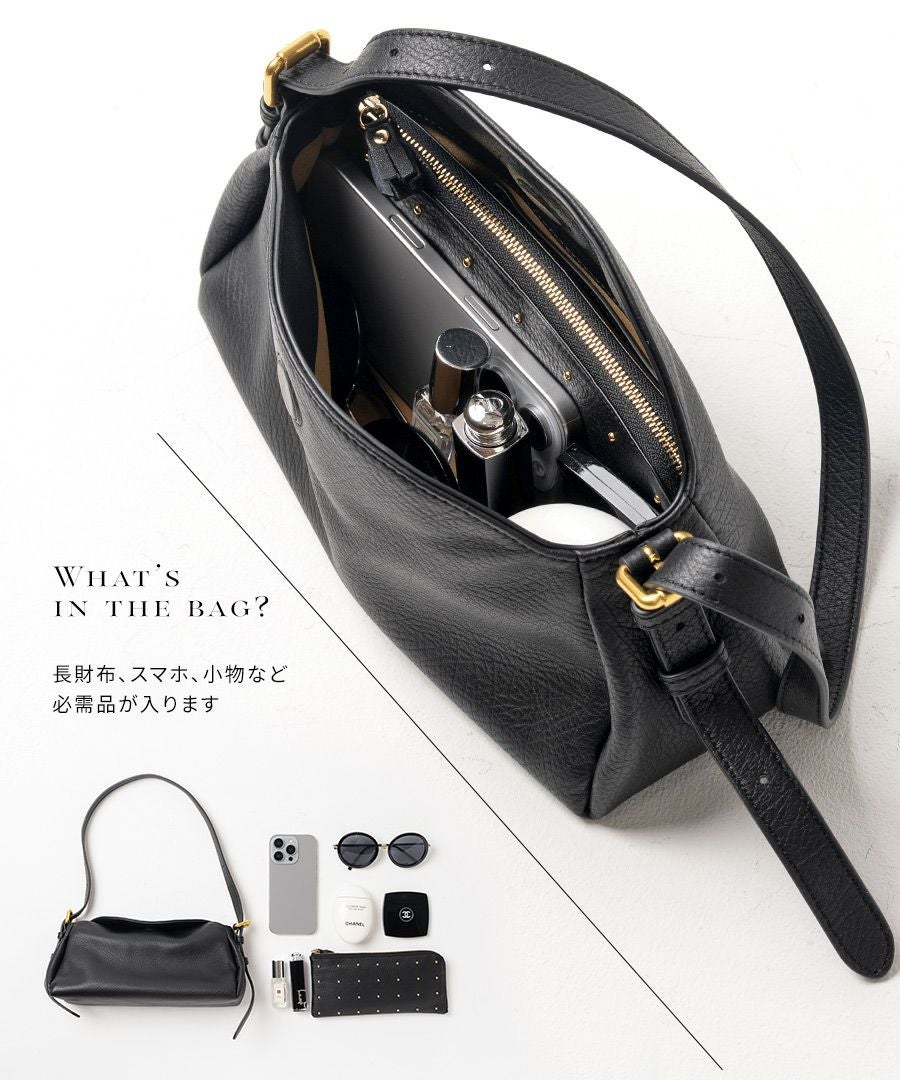 本革 ベルトバッグ ショルダーバッグ レディース 