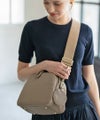 本革 2way ショルダーバッグ ハンドバッグ ボストンバッグ　Rumie ルミエ