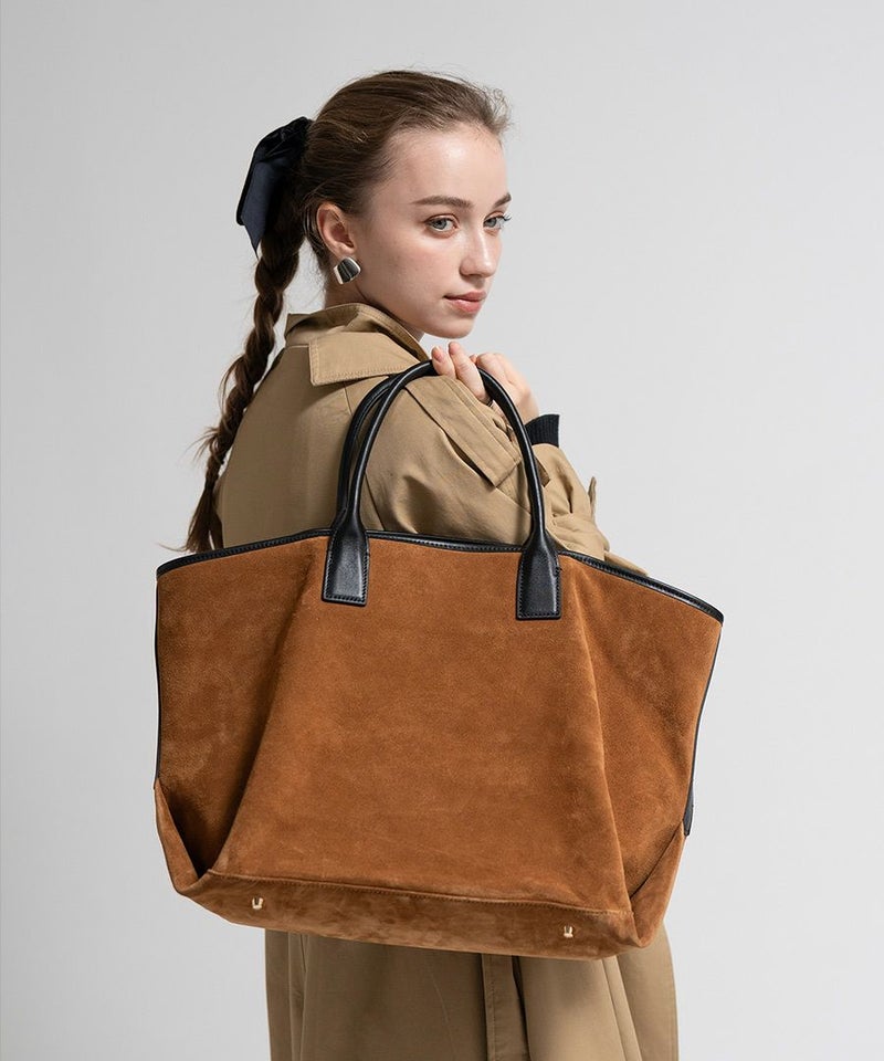 Vinnen ヴィネ｜MAISON HAYNI スエード 本革 トートバッグ