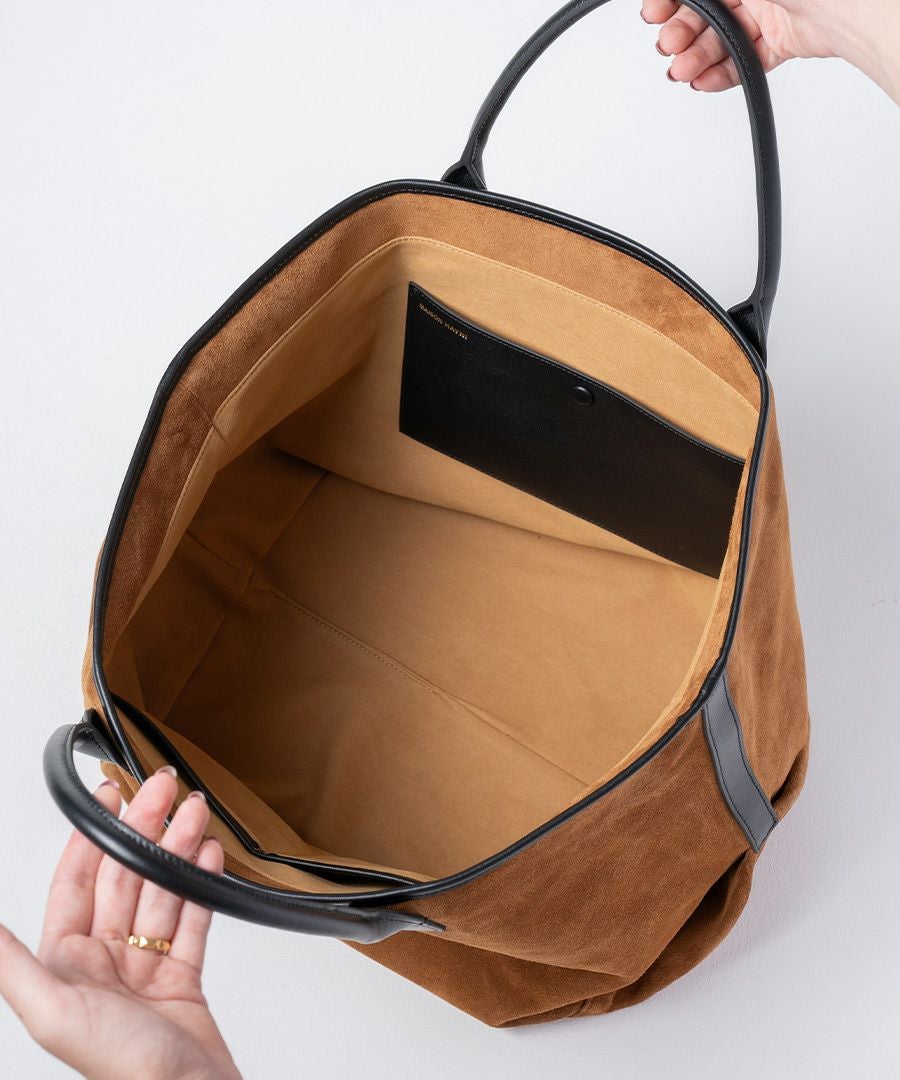 Vinnen ヴィネ｜MAISON HAYNI スエード 本革 トートバッグ