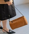 本スエード ショルダーバッグ Calmea maron カルメマロン｜MAISON HAYNI
