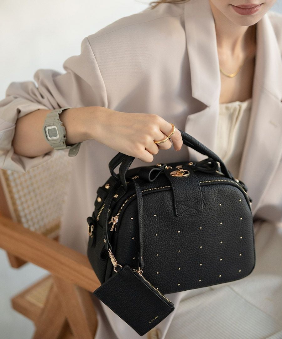 本革 2way ショルダーバッグ Nene Loche Dot ネネロシェ ドット