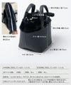 ねこモチーフ 本革 ファー ハンドバッグ Minetcuir ミネットキュイール クロ