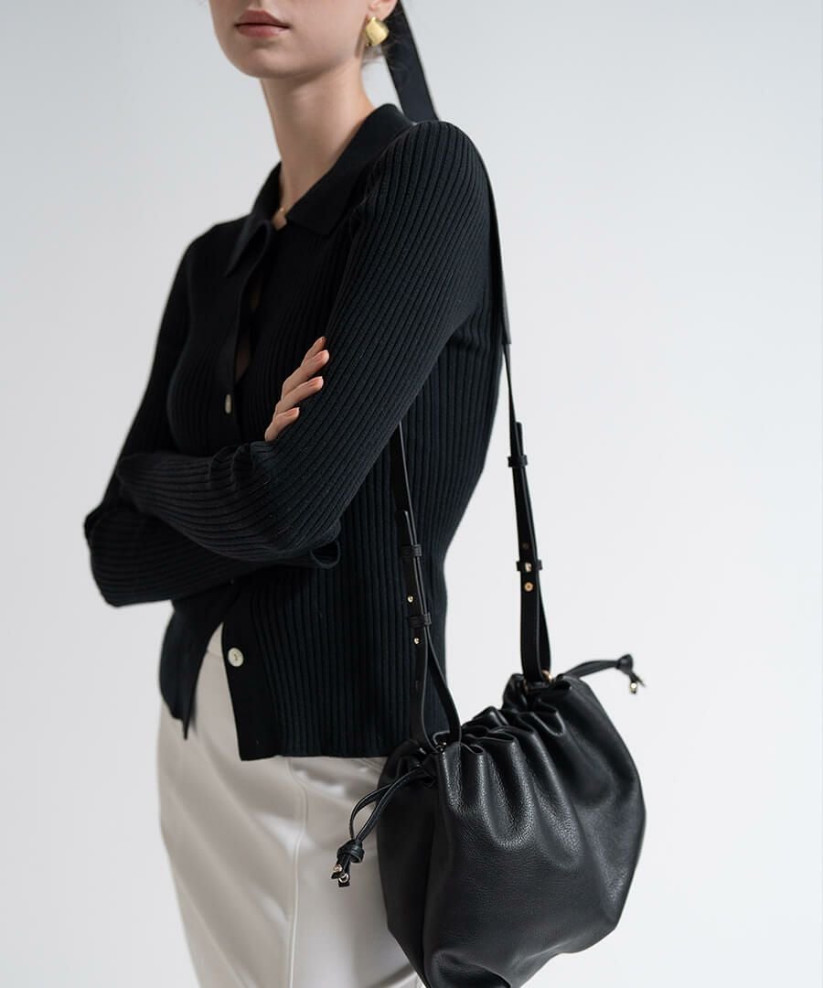 本革 ハング ワイド ショルダーストラップ