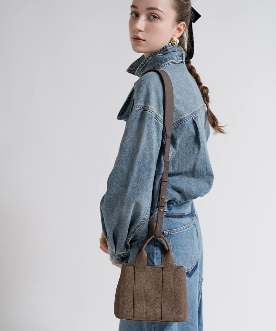 本革 ハング ワイド ショルダーストラップ